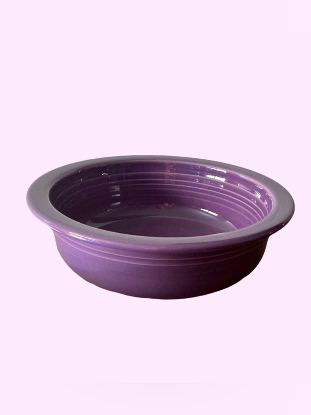 Vintage Fiesta Lilac Serving Bowl